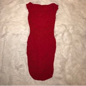 Red H&M dress